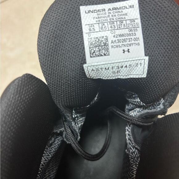 UNDER AMOUR HOVR INFIL WATER PROOF BOOTS MENS 9.5 3026737-001 - Picture 5 of 5